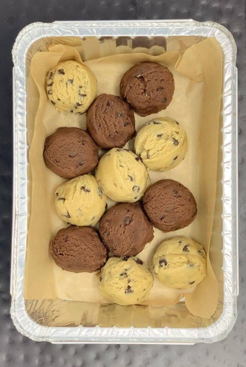 Take and bake cookie dough (makes a dozen)