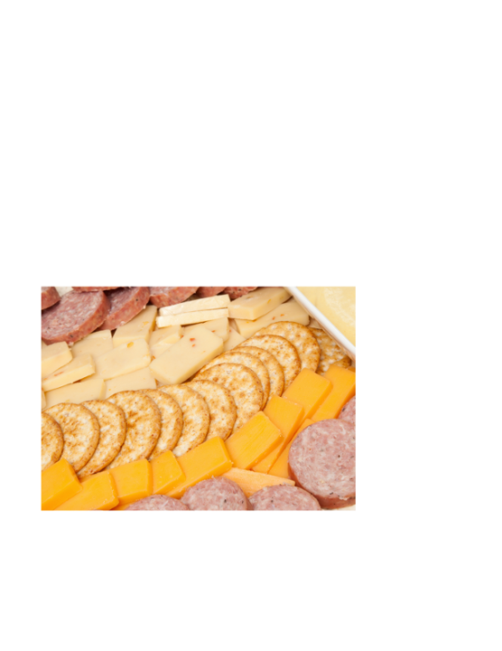 Meat Cheese and Crackers