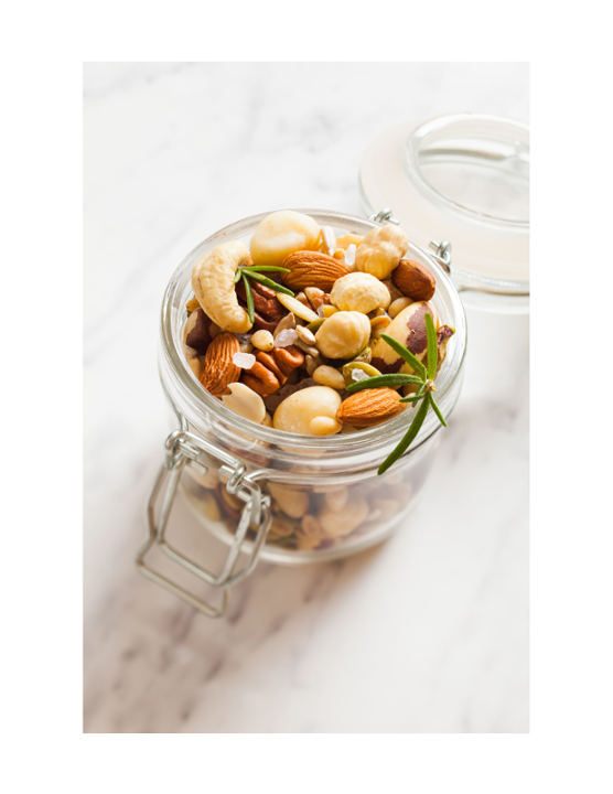 Spiced rosemary nuts (by the bowl)