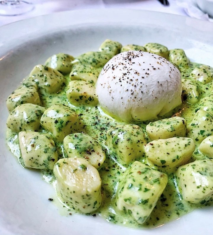 Potato Gnocchi w/ Basil Pesto