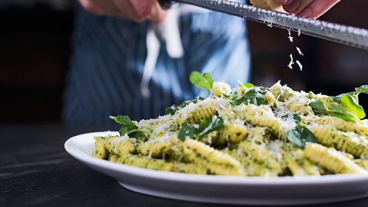 GF Cavatelli w/ Pesto Shrimp