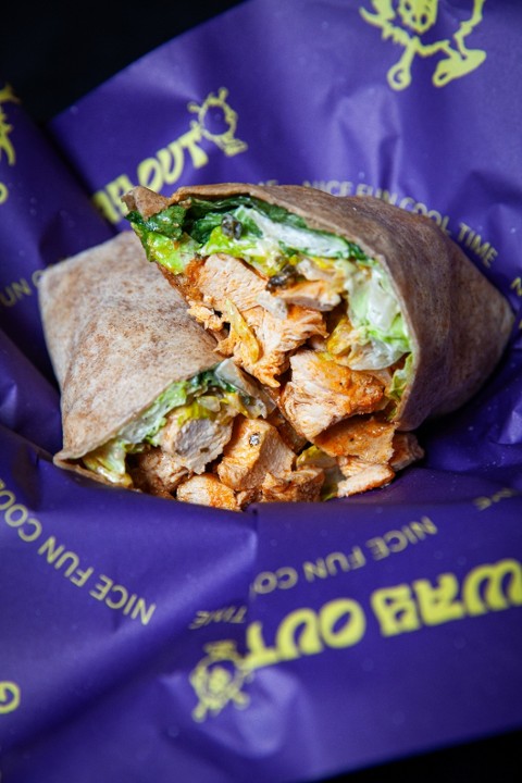 Buffalo Chicken Caesar Wrap