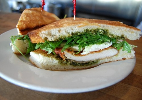 Chicken Milanese Caprese Sandwich