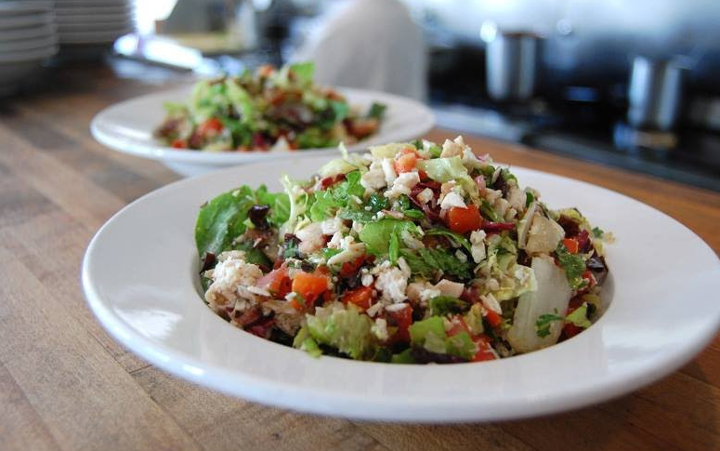 Vegan-Grilled Veggie Chopped Salad