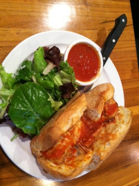 Meatball Parmesan Hoagie