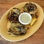 Vegan-Fire Roasted Artichoke