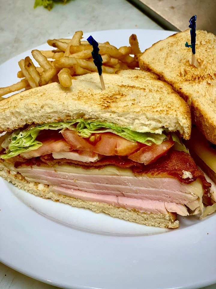 Smoked Turkey Club Sandwich
