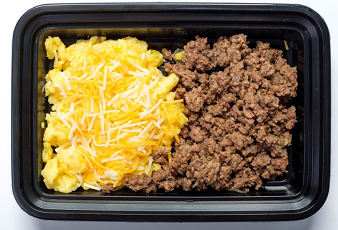 Scrambled Eggs with Ground Beef