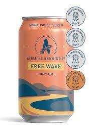 CAN -Athletic 'Free Wave' NON-ALCOHOLIC Hazy IPA