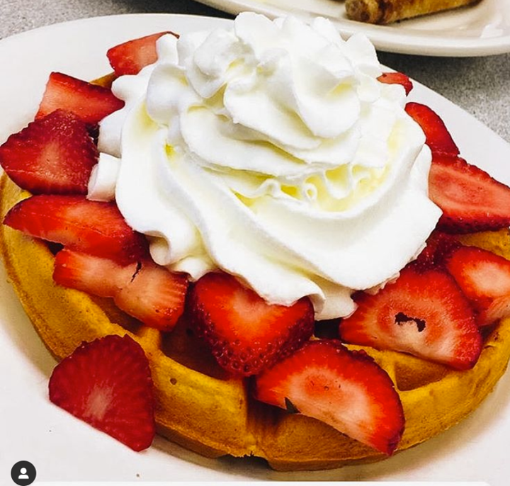 Strawberries & Cream Waffle