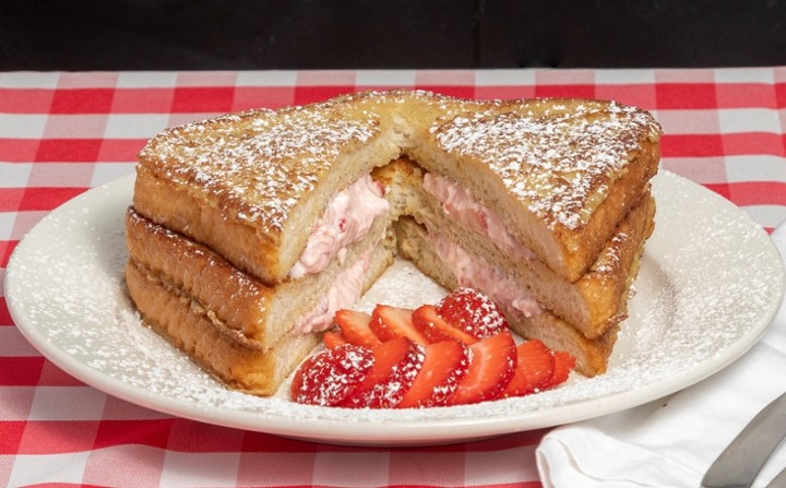 Strawberry Shortcake Stuffed French Toast