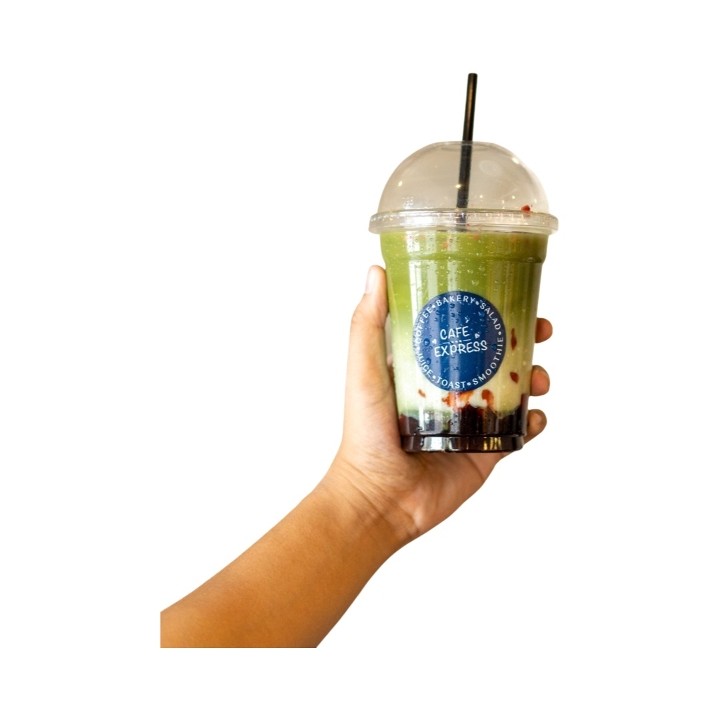 Strawberry green matcha  cold only