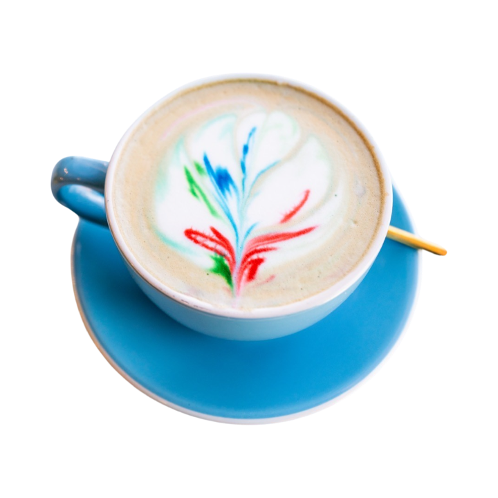Rainbow latte 🌈