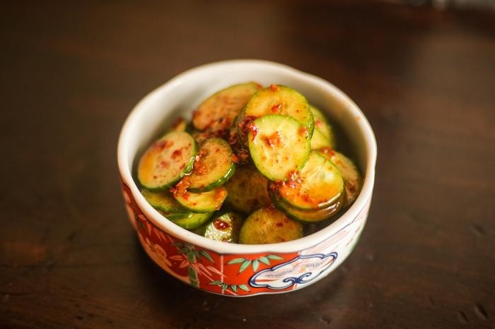 Sichuan Cucumbers (Vegan)