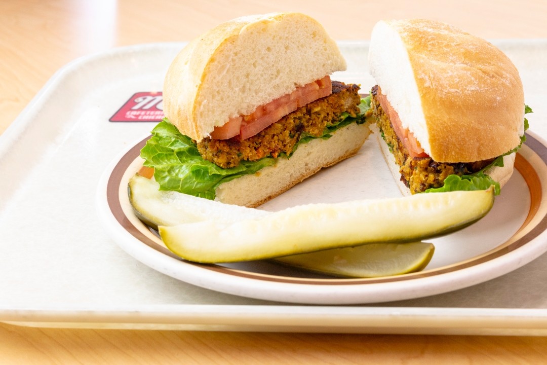 Veggie Burger (Hot) (Vegetarian)