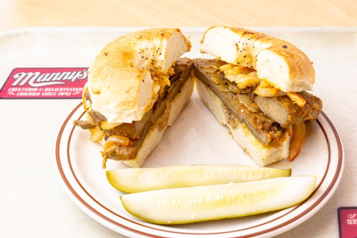 Liver & Onions Sandwich (Hot)