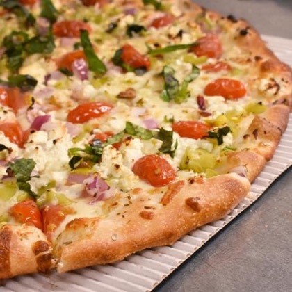 LARGE Mediterranean Pizza (Thin Crust Only)