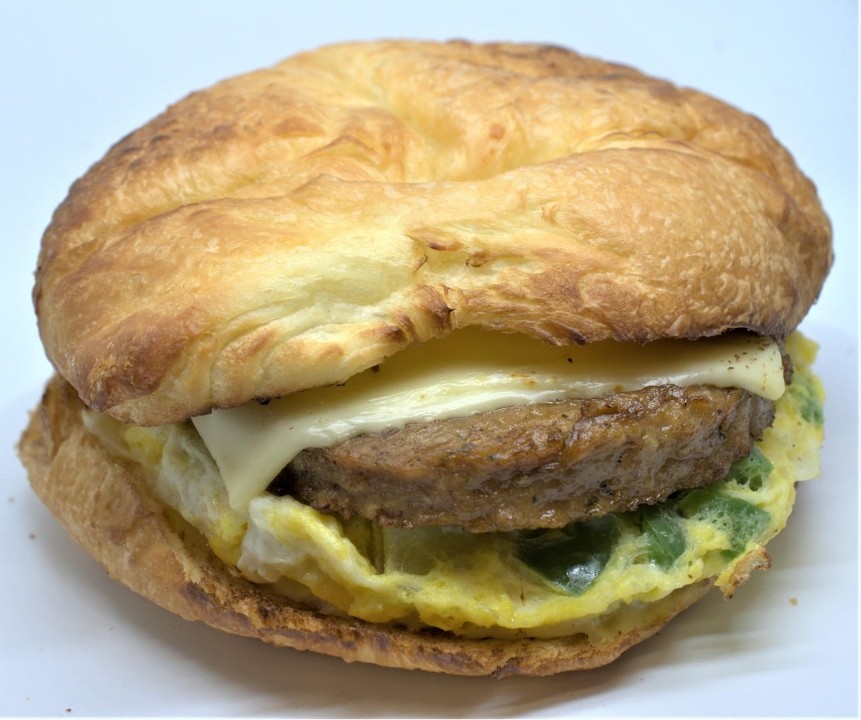 PLNT-Based Sausage, Egg & Cheese
