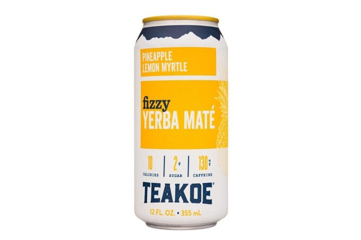 Teakoe-Fizzy Yerba Mate: Pineapple + Lemon + Myrtle