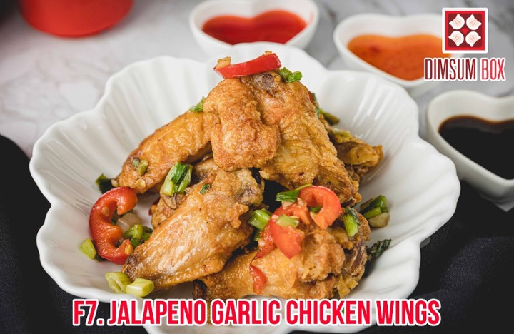 Jalapeno Garlic Chicken Wings