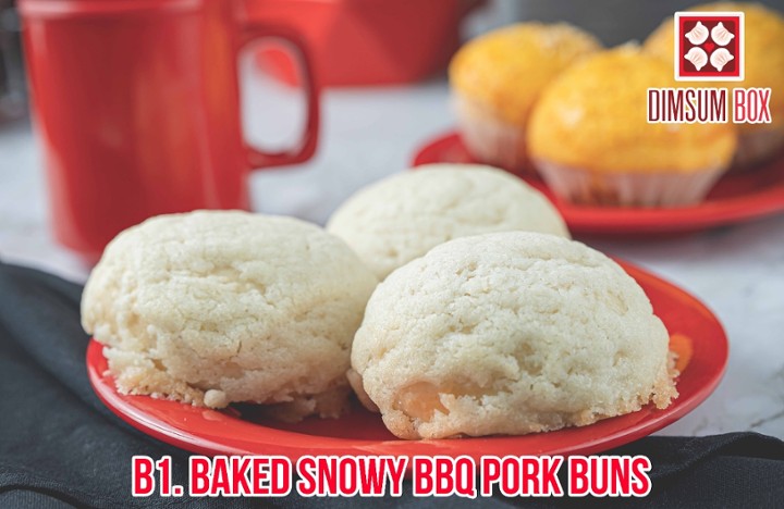 Baked Snowy BBQ Pork Buns