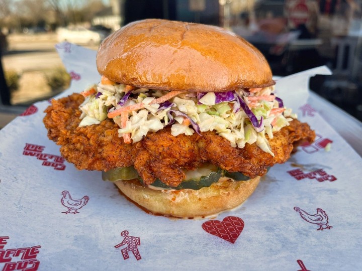 Nashville HOT Fried Chicken Sandwich (Brioche)