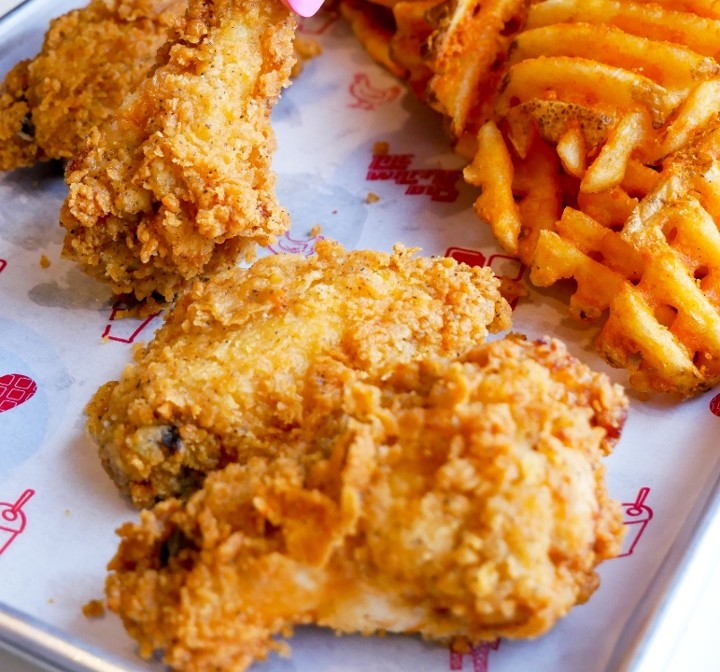 Wings & Waffle Fries