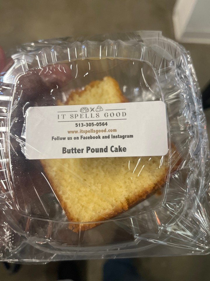 It Spells Good- Butter pound Cake