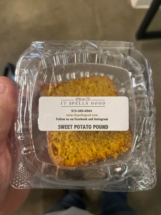 It Spells Good- Sweet Potato with Caramel Icing