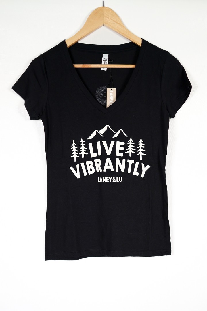 Women's Live Vibrantly V-Neck T-Shirt