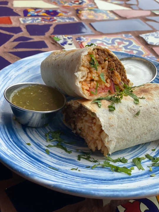 Vegan Beef Burrito