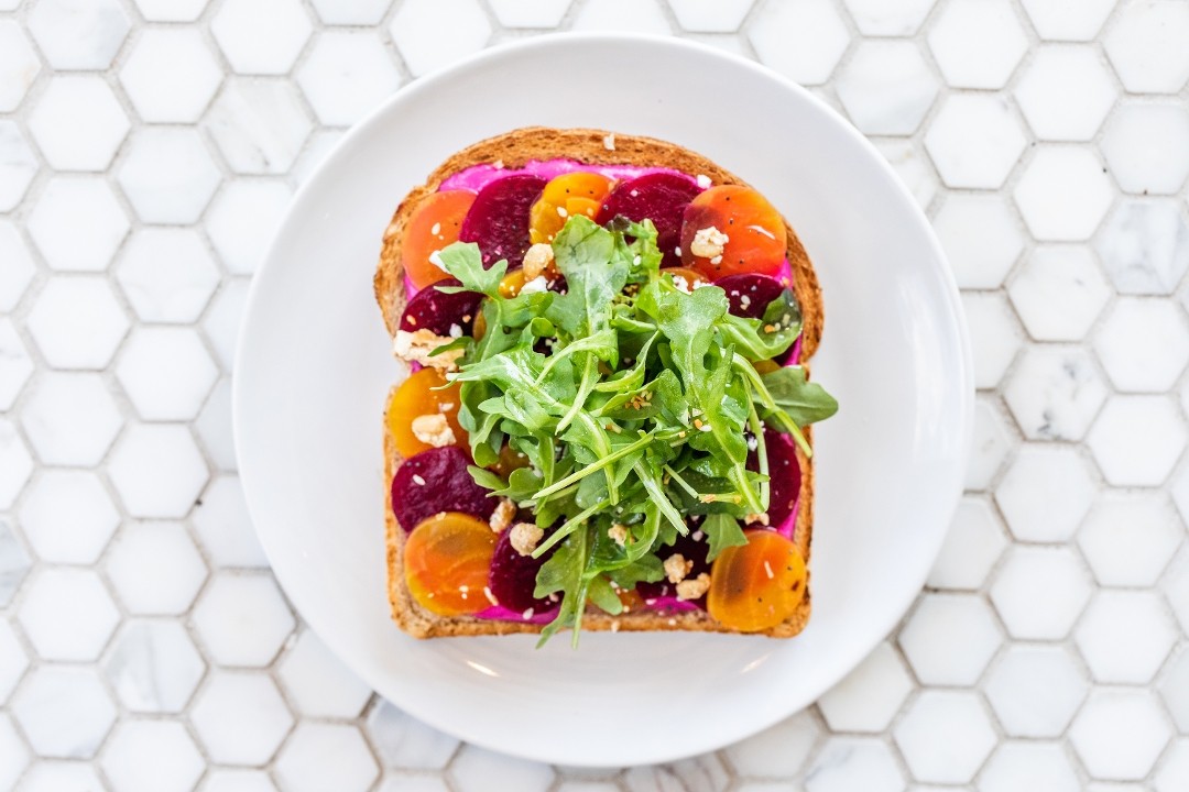 Beets & Goat Cheese Toast