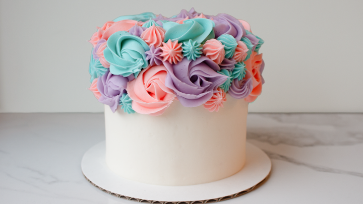 Floral Smash Cake