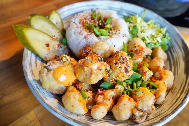 Cauliflower Karaage Bowl