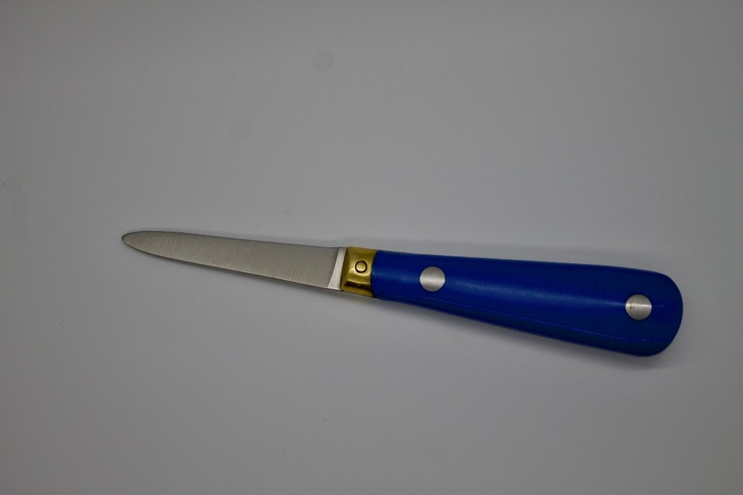 Huitre Lancette Oyster Knife Blue Handle