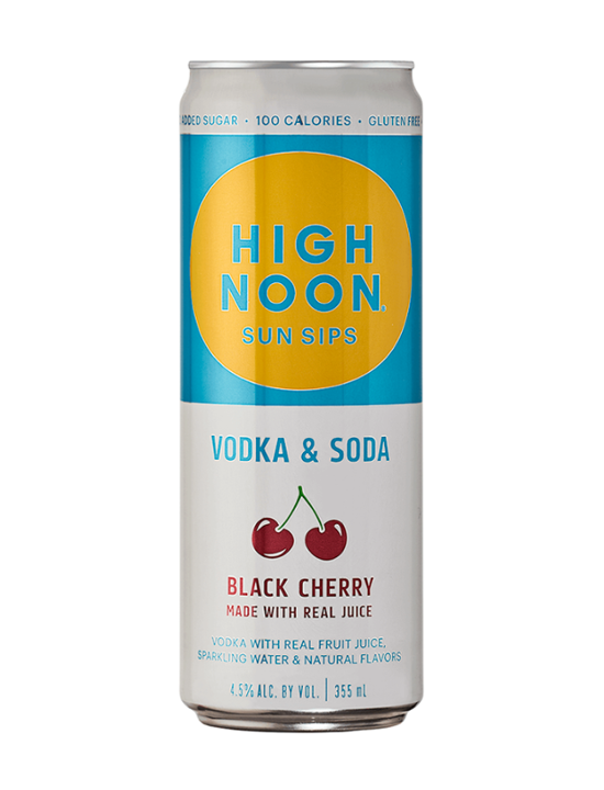 High Noon Black Cherry Can