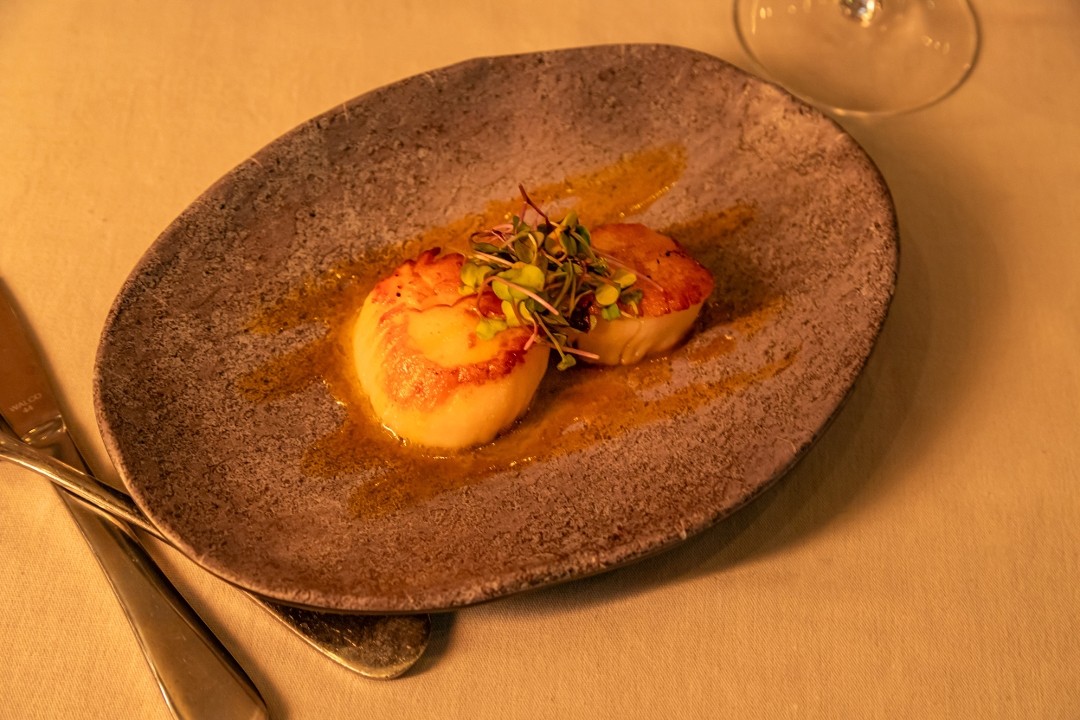 Scallops With Passion Fruit Coulis