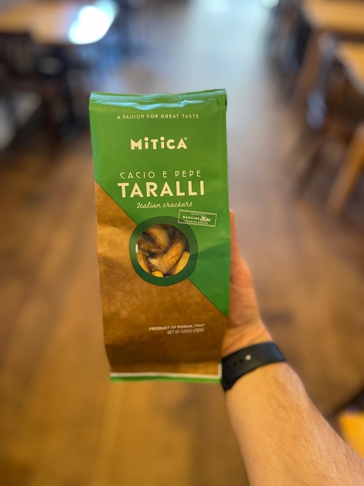 Mitica Cacio E Pepe Taralli 'Italian Crackers'