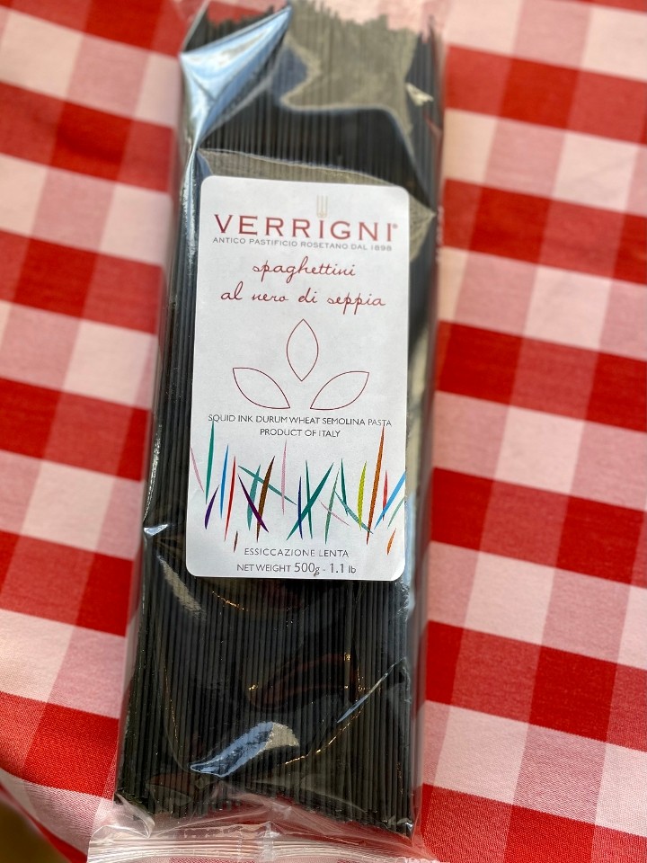 Verrigni Spaghetti with Squid Ink