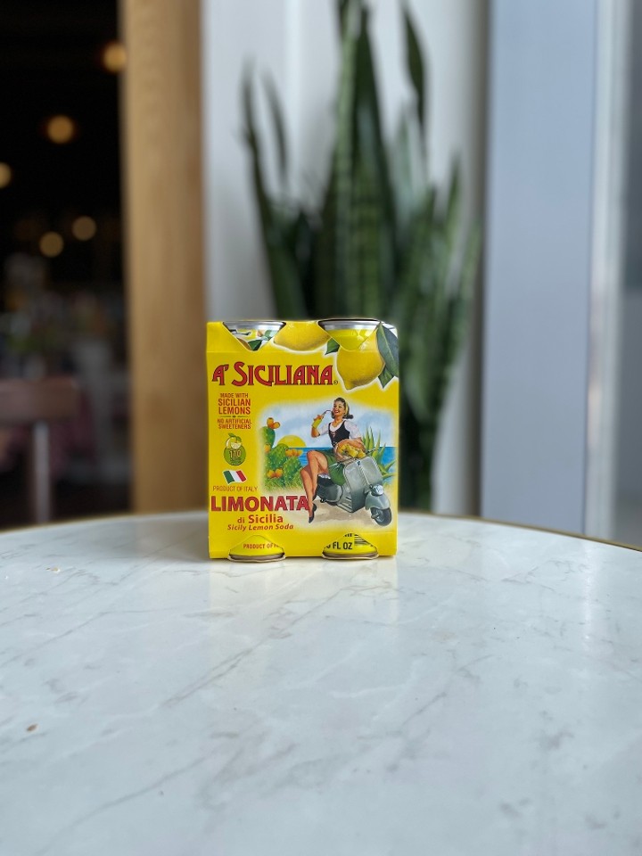 A'Siciliana Lemon Soda (4 Pack)
