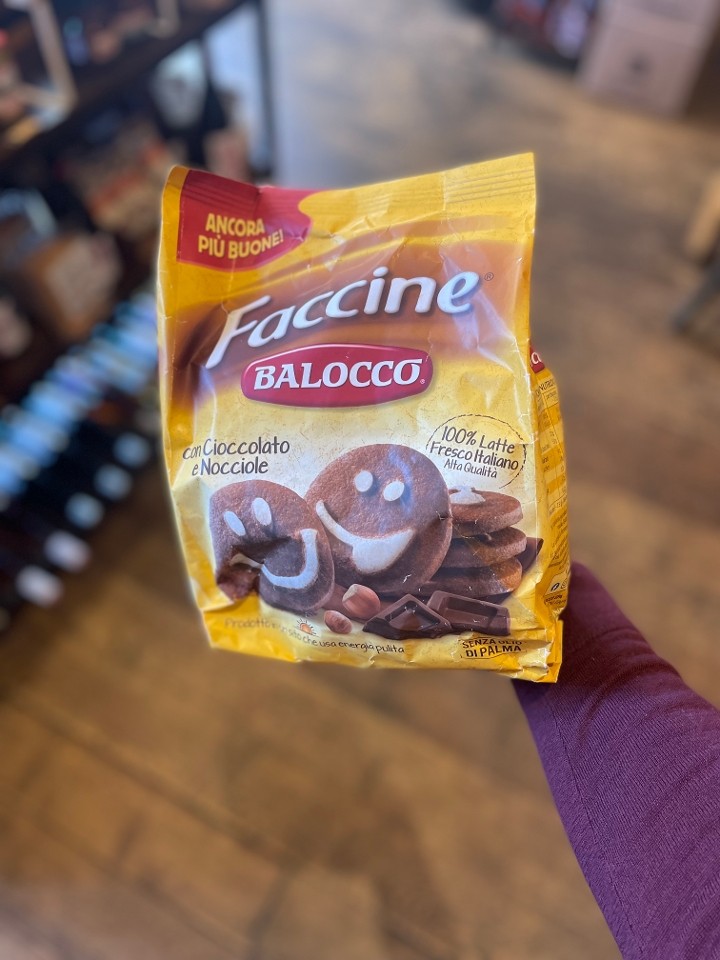 Balocco Faccine Chocolate Hazelnut Cookies