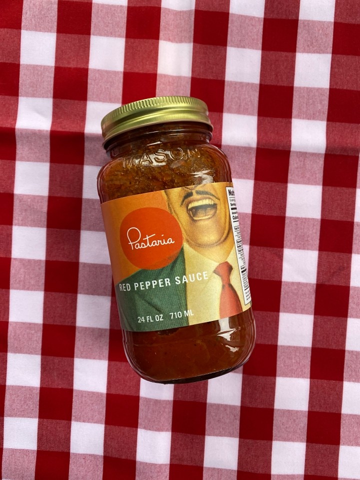 Pastaria Red Pepper Sauce Jar