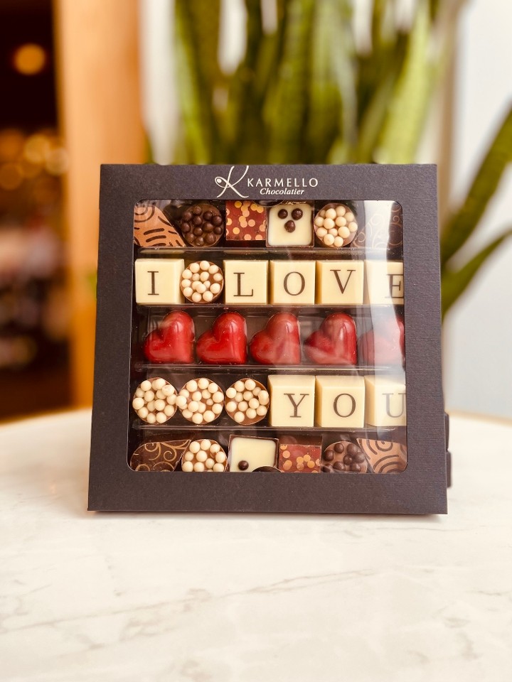 Karmello Chocolatier 'I Love You' Assorted Belgian Chocolates