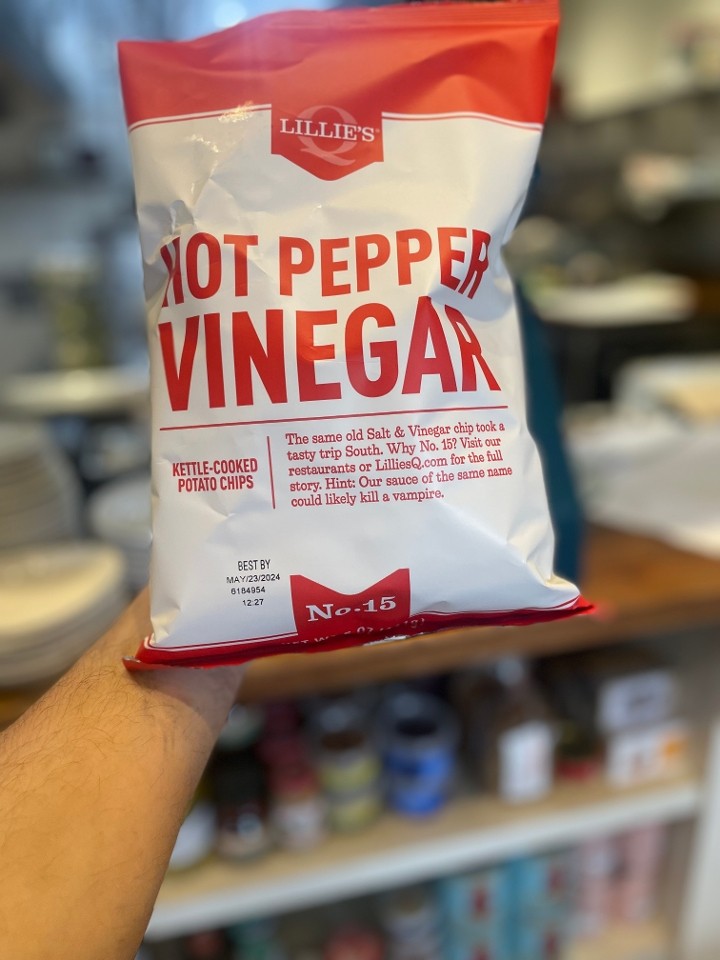 Lillie Q's Hot Pepper Vinegar Chips (5oz bag)