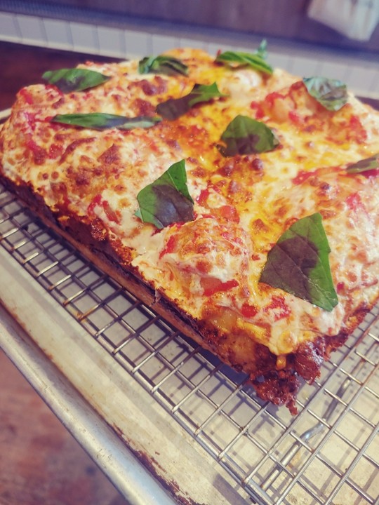 Margherita Detroit Style Pizza