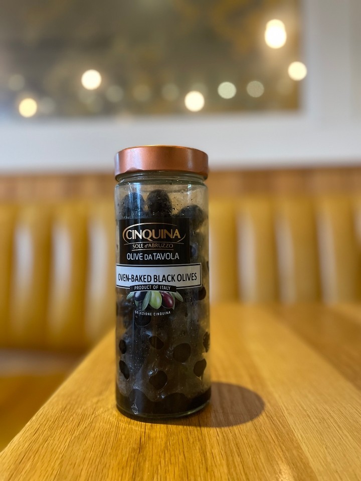 Cinquina 'Oven Baked Black Olives'