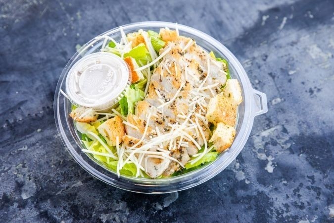 Grilled Chicken Caesar Salad.