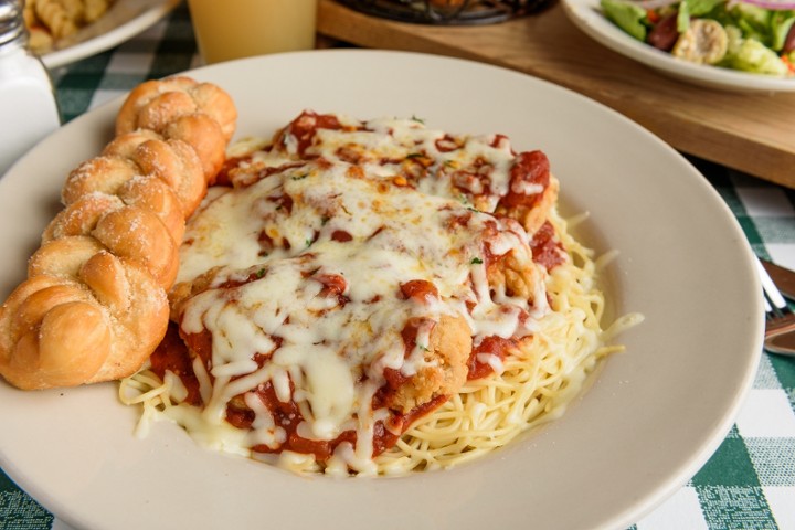 Half Chicken Parmesan Pasta