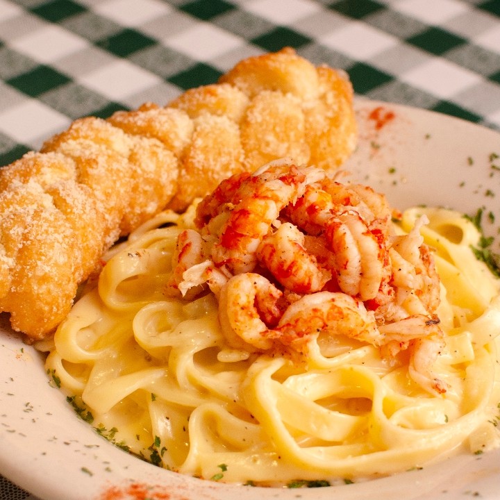 Half Crawfish Fettuccine Pasta