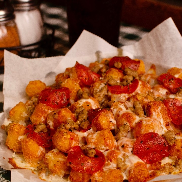 Tots Pizza Style